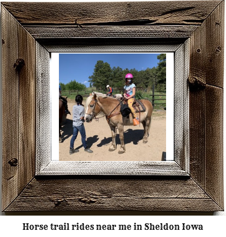 horse trail rides near me in Sheldon, Iowa